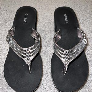 GUESS Womens Sarraly Eva Logo Disco Stone